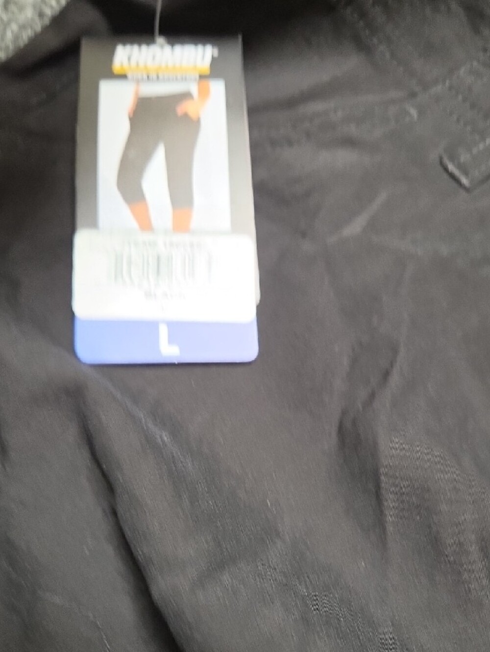 (#1) Khombu Black Women's Chino Capri Pants - Picture 3 of 9